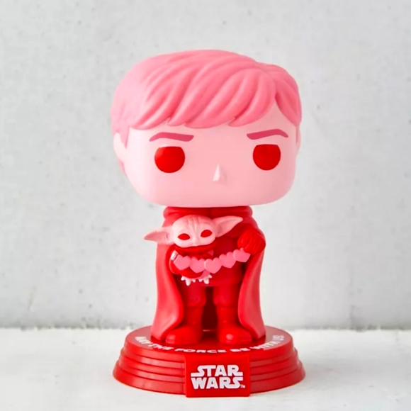 ๐๏ธFunko Pop! Star Wars Luke Skywalker with Grogu Valentine Special Edition NWT - Picture 6 of 12
